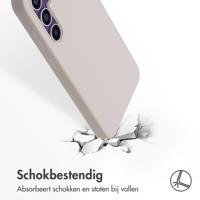 Accezz Liquid Silicone Backcover met MagSafe voor Samsung Galaxy S23 FE Telefoonhoesje Grijs - thumbnail
