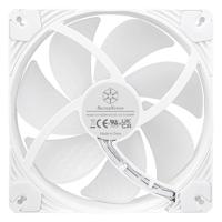 SilverStone shark force 140 argb case fan (wit, 140 x 140 x 25 mm, pwm, 4-1 pin argb (5v led)) - thumbnail