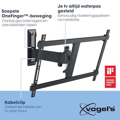 Vogels TVM 3625 Draaibare tv-beugel TV beugel Zwart - thumbnail