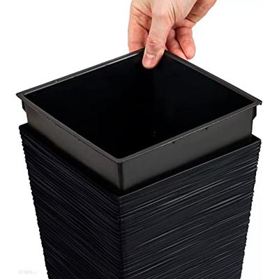 Prosperplast Bloempot Furu Square (Antraciet, 395x395x755)