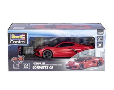 Revell rc bestuurbare auto - corvette c8 1:24 Revell rc bestuurbare auto - corvette c8 1:24