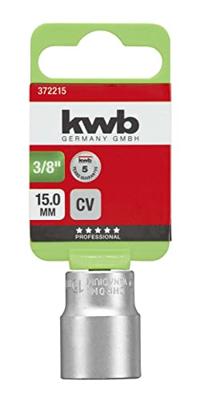 kwb 372215 Dopsleutelinzetstuk 15 mm 3/8