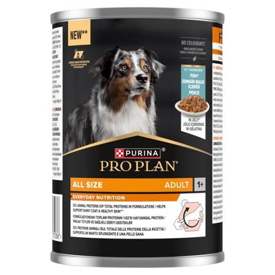 PURINA Pro Plan Everyday nutrition All size Adult Fish in jelly - natvoer voor honden - 400g