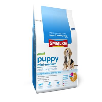 Smølke Puppy Mini-Medium hondenvoer 2 x 3 kg