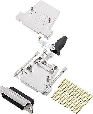 Encitech DTSL09-T-JSRG-DBCS25-K 6355-0069-13 D-SUB Buchsenleisten-Set 180° Polzahl: 25 Crimpen 1 pc(s)
