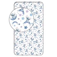 Stitch hoeslaken Regenboog -Eenpersoons - 90 x 200 cm - Katoen - thumbnail