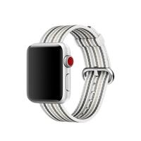 Apple Woven Nylon Apple Watch 38mm / 40mm / 41mm Gray Stripe - thumbnail