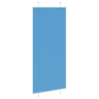 Pliss rolgordijn 100x200cm stofbreedte 99,4 cm polyester blauw
