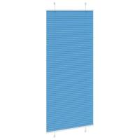Pliss rolgordijn 100x200cm stofbreedte 99,4 cm polyester blauw - thumbnail