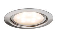Paulmann 93553 Micro Line LED-inbouwlamp Set van 3 stuks LED LED vast ingebouwd 4.5 W IJzer (geborsteld) - thumbnail