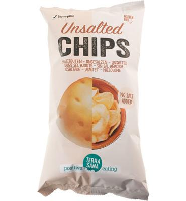Terrasana Chips Pomm Zonder Zout Bio (125g) Terrasana Chips Pomm Zonder Zout Bio (125g)