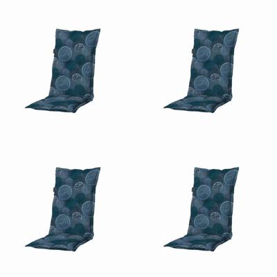 Tuinkussens hoge rug Circle blauw 123 cm x 50 cm (4 stuks) Madison - Madison Tuinkussens hoge rug Circle blauw 123 cm x 50 cm (4 stuks) Madison - Madison