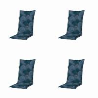 Tuinkussens hoge rug Circle blauw 123 cm x 50 cm (4 stuks) Madison - Madison - thumbnail