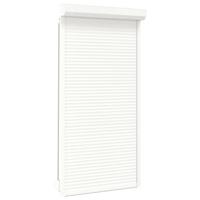 Rolluik 110x220 cm aluminium wit - thumbnail
