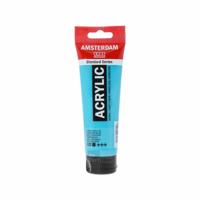 Royal Talens Amsterdam Acrylverf 120 ml - Turkooisblauw 522 - thumbnail
