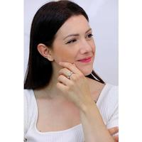 TI SENTO-Milano 12264ZY Ring zilver-zirconia goud-en zilverkleurig-wit 7 mm - thumbnail