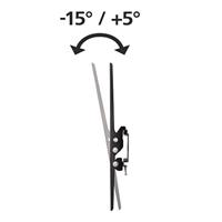 Hama Muurbeugel Mot. 1st Xl 400 Zwart - thumbnail