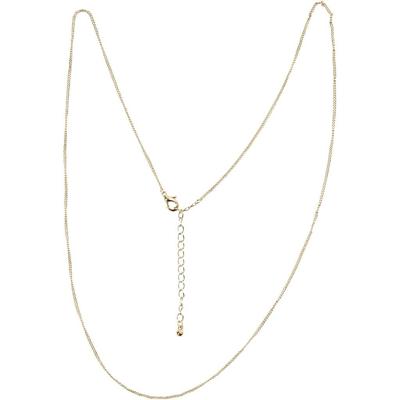 Creativ Company Ketting, l: 80 cm, d 1 mm, verguld, 1 stuk