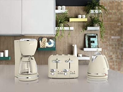 De'Longhi Argento Flora Kettle KBX3016.BG (Not voor US Market /... De'Longhi Argento Flora Kettle KBX3016.BG (Not voor US Market /...