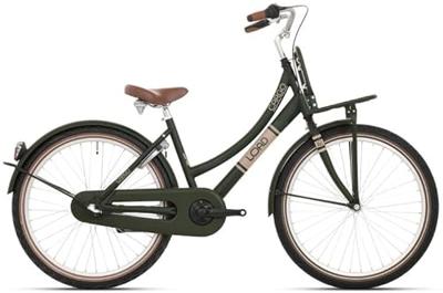 Bikefun Kinderfiets 26" load met 3 versnellingen remnaaf - elegance green mat