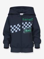 Sweater met rits en capuchon NMMVOLTINUS jongen NAME IT marineblauw - thumbnail