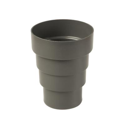 Verloop KS 110-100-90-75 grijs voor Ventube dakdoorvoer 110