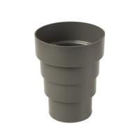 Verloop KS 110-100-90-75 grijs voor Ventube dakdoorvoer 110 - thumbnail