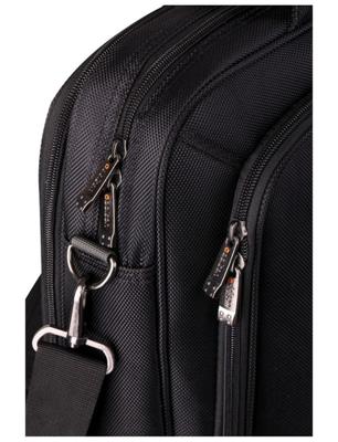 Addison 309015 notebooktas 39,6 cm (15.6") Aktetas Zwart