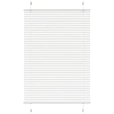 Pliss rolgordijn 90x150 cm stofbreedte 89,4 cm polyester wit