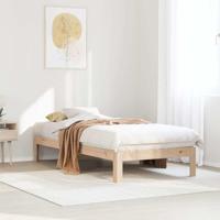 Bedframe zonder matras massief grenenhout 80x200 cm - thumbnail