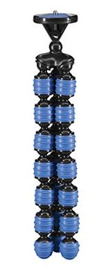 Cullmann Alpha 380 veelzijdige flexibele ministatief, blauw, draagvermogen max. 1,5 kg