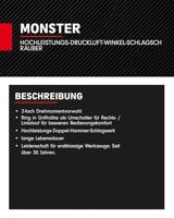 KS Tools 515.1625 5151625 Pneumatische slagmoersleutel Gereedschapshouders: 1/2 (12.5 mm) Draaimoment (max.): 271 Nm - thumbnail