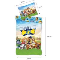 Paw Patrol One Team peuterdekbedovertrek - 100 x 135 cm - thumbnail