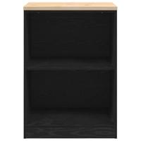 Garagekast 60x51x85 cm massief grenenhout zwart - thumbnail