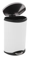 EKO pedaalemmer shell 50 l matzilverkleurig - thumbnail