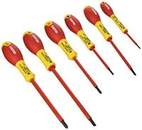 Expert by Facom Set 6 Geïsoleerde Schroevendraaiers Sleuf/PH - E160910 - thumbnail