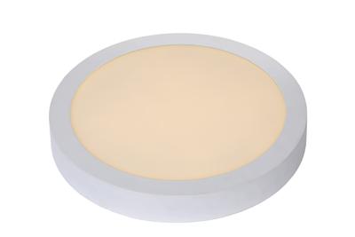 Lucide BRICE-LED - Plafonnière Badkamer - Ø 30 cm - LED Dimb. - 1x30W 3000K - IP44 - Wit Lucide BRICE-LED - Plafonnière Badkamer - Ø 30 cm - LED Dimb. - 1x30W 3000K - IP44 - Wit