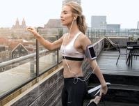 Mobiparts Comfort Fit Sport Armband Samsung Galaxy A20e (2019) Black - thumbnail