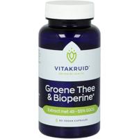 Vitakruid Groene Thee & Bioperine >50% EGCG >80% catechines 60 Vegetarische capsules - thumbnail