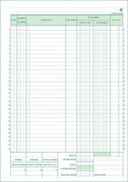 Exacompta kasboek, ft A4, Franstalig, dupli (50 x 2 vel) - thumbnail