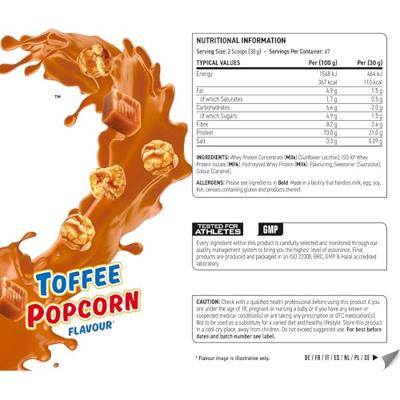 Applied Nutrition Critical Whey Toffee Popcorn (2000 g) - thumbnail