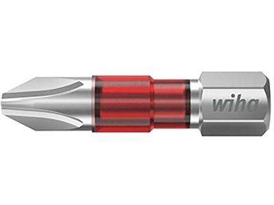 Wiha 42100 Kruis-bit PH 2 Molybdeen-vanadium-staal Gehard 5 stuk(s)