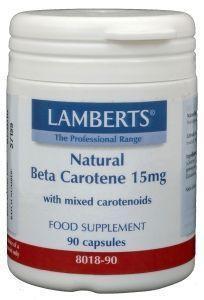 Lamberts Bèta Caroteen 15 mg Natuurlijk Capsules