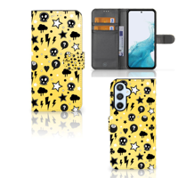 Telefoonhoesje met Naam Samsung Galaxy A54 5G Punk Geel - thumbnail