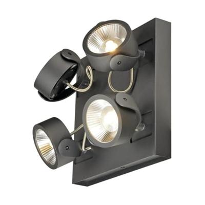 SLV Richtbare spotsKalu Led 4-lichts - 4x60w antraciet - 1000135