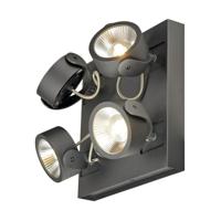 SLV Richtbare spotsKalu Led 4-lichts - 4x60w antraciet - 1000135 - thumbnail