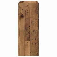 Kasten met 2 lades 2 st 60x31x40cm bewerkt hout oud houtkleurig - thumbnail