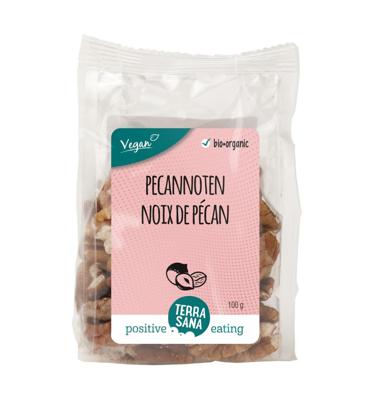 TerraSana Pecannoten zonder zout bio 100 Gram