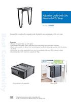 LogiLink PC-houder Onder tafel EO0009 Zwart Belastbaar tot=10 kg - thumbnail