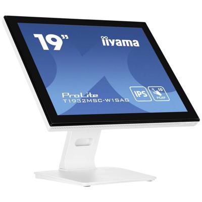 iiyama ProLite T1932MSC-W1SAG computer monitor 48,3 cm (19") 1280 x 1024 Pixels Full HD LED Touchscreen Tafelblad Wit